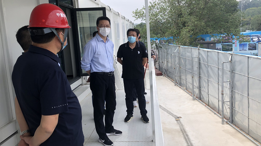 集團(tuán)黨委副書記、董事張雁帶隊(duì)督查九華府項(xiàng)目