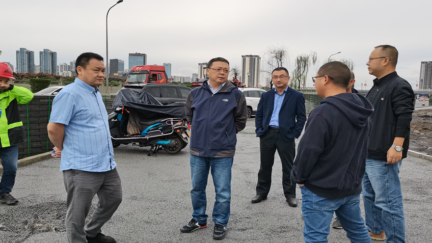 集團(tuán)黨委委員、副總經(jīng)理倪丹帶隊(duì)督查嘉來建工