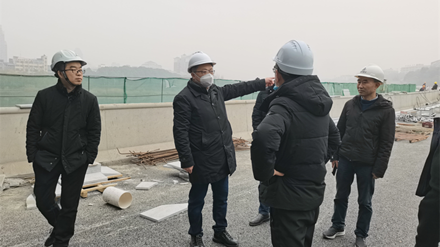 圖4：集團黨委委員、副總經(jīng)理倪丹督導(dǎo)嘉來建工