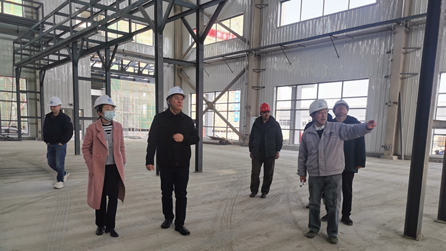 圖5：集團黨委委員、副總經(jīng)理孫瑞云督導(dǎo)綿太公司