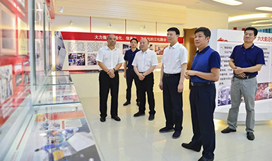 福建省人大常委會黨組書記、副主任張廣敏蒞臨虹潤公司調(diào)研指導(dǎo)