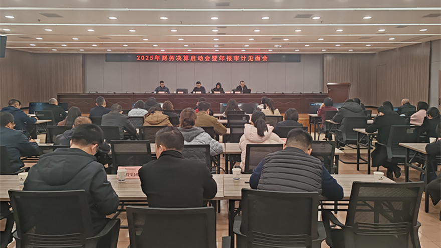 綿投集團(tuán)召開2025年財(cái)務(wù)決算啟動(dòng)會(huì)暨年報(bào)審計(jì)見面會(huì)